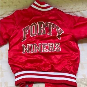 Vintage Forty Niners Toddler Bomber Jacket